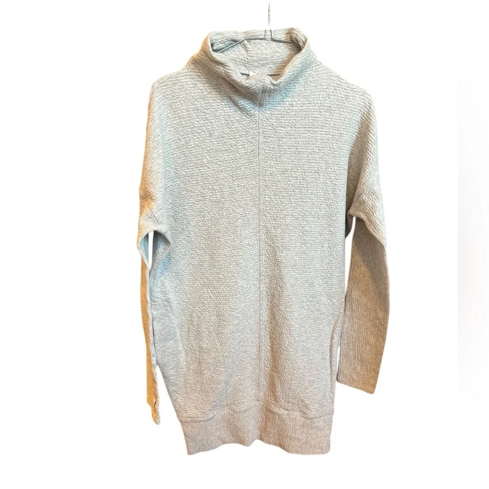 Lululemon Call for Cozy Dress size 6 Sweaterdress Heathered Core Light Grey